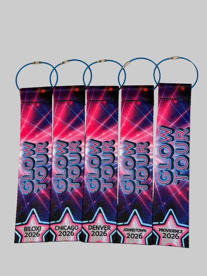 Glow Tour Providence Jan 10,11 2026 Limited Edition BagTagz