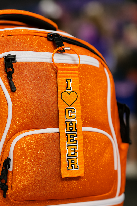 I Love Cheer BagTagz