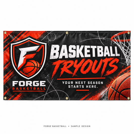 forge basketball vinyl — fictional team sample design