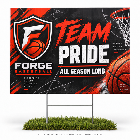 forge basketball yard — fictional team sample design