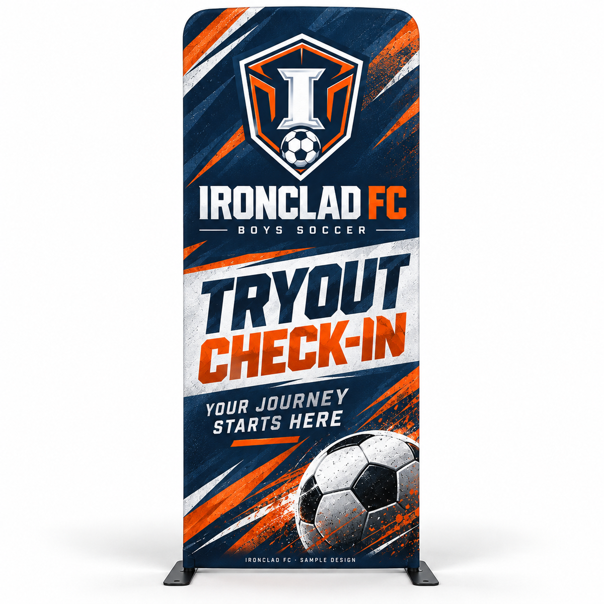 ironclad fictional soccer team fabric36 sample design