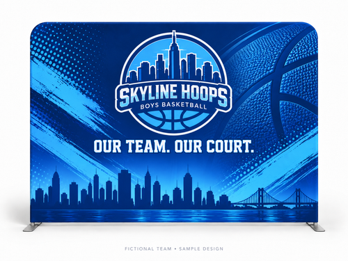 skyline basketball fabric10 — fictional team sample design