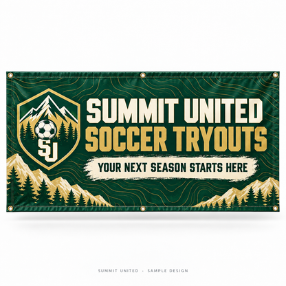 summit fictional soccer team vinyl sample design
