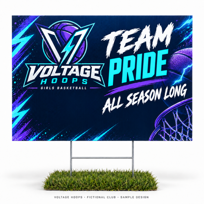 voltage basketball yard — fictional team sample design